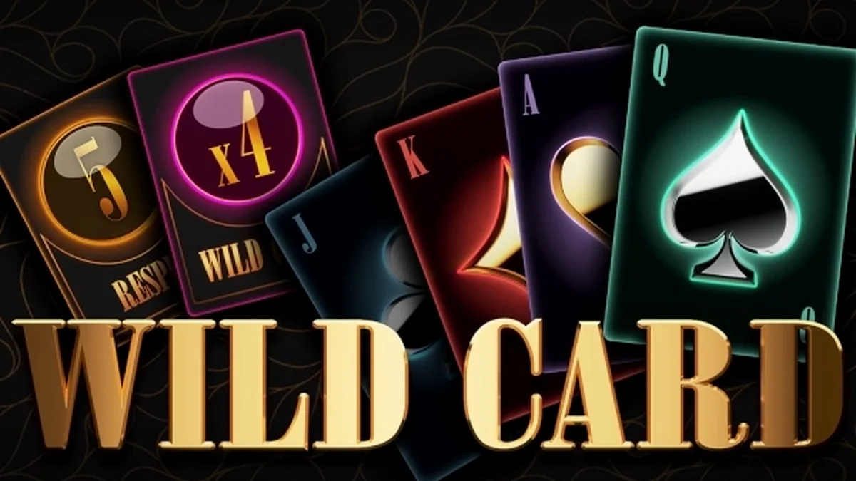 Interface do jogo de slot Wild Card